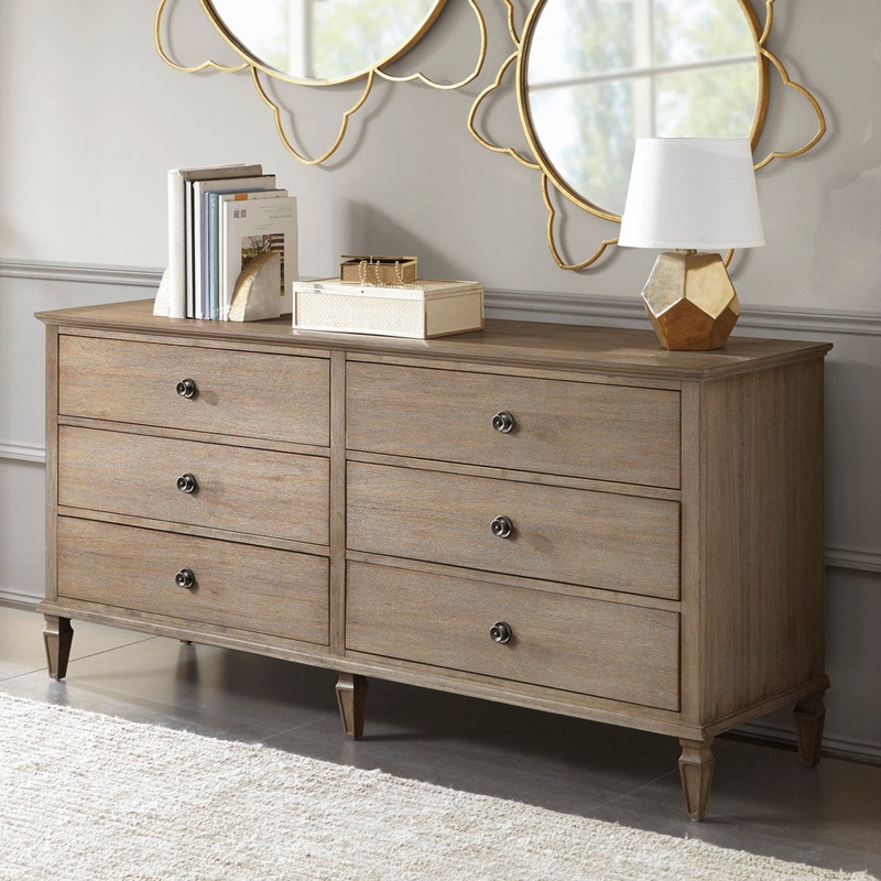Garland 6-drawer wood dresser (70″) Birch Lane