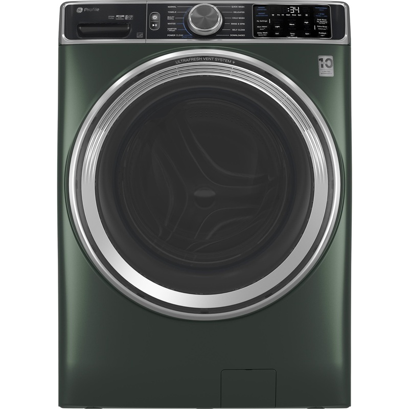 Ge Appliances PFW955SPWGN Ge Profile 5.5 Cu. Ft. Capacity Smart Front Load Energy Star Steam Washer With Ultrafresh Vent System+ And Smart Wash & Smart Rinse