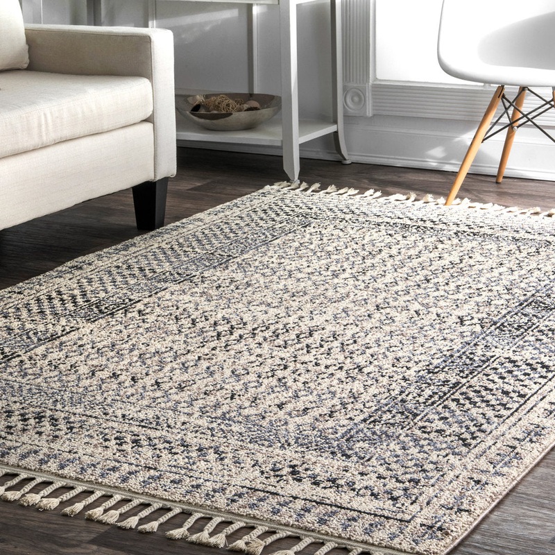 Gilleland Geometric Multi Gray Area Rug Langley Street Rug Size: Rectangle 2′ x 4′