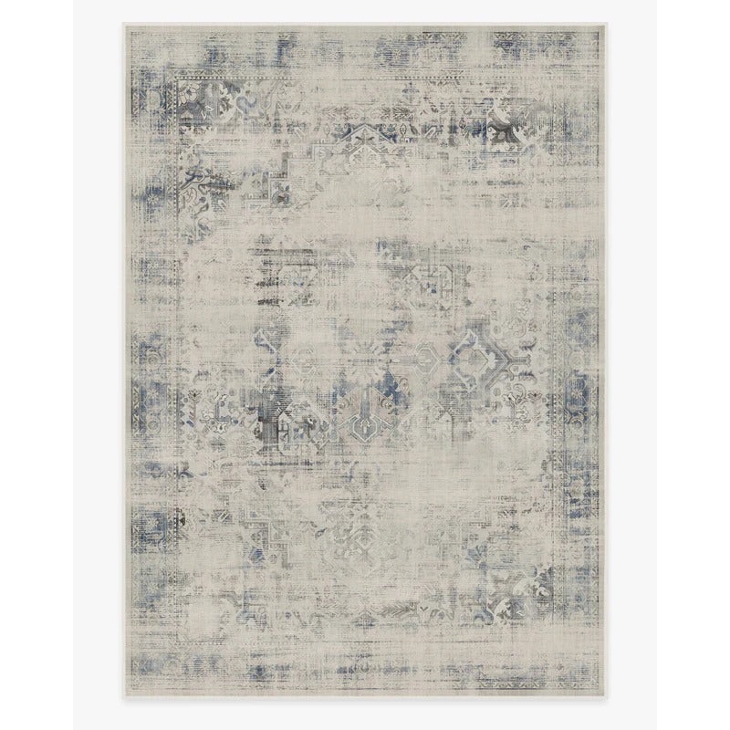 Kamran Blue Quartz Rug 10’x14′
