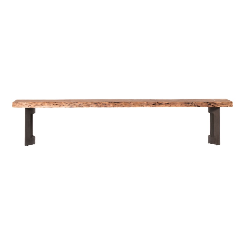 Natural Whorl Bench – Acacia Wood