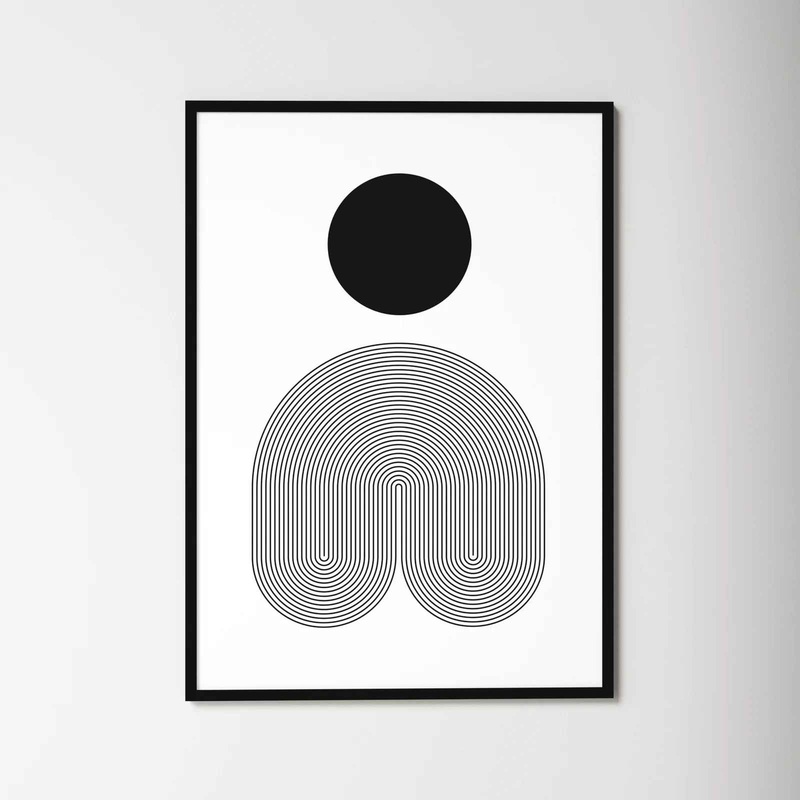 No by Simon West with Frame-42.25″x30.25″