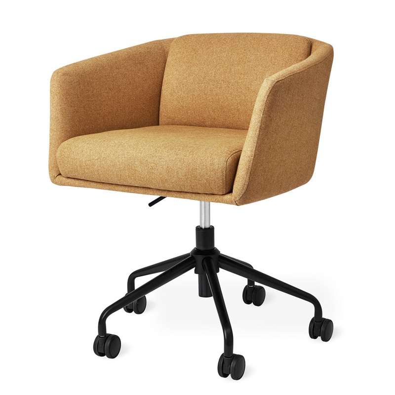 Radius Chair Gus* Modern Upholstery: Stockholm Camel Performance Twill
