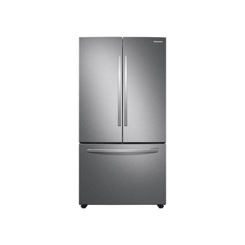 28 cu. ft. Large Capacity 3-Door French Door Refrigerator with AutoFill Water Pitcher in Stainless Steel