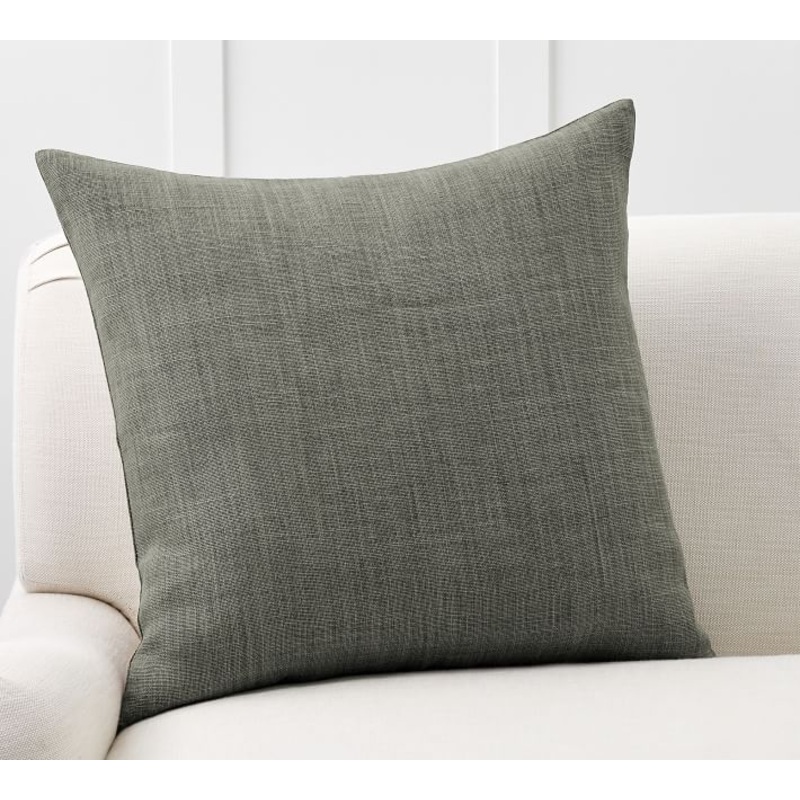 Belgian Linen Pillow Cover Made with Libec Linen Sage Grass