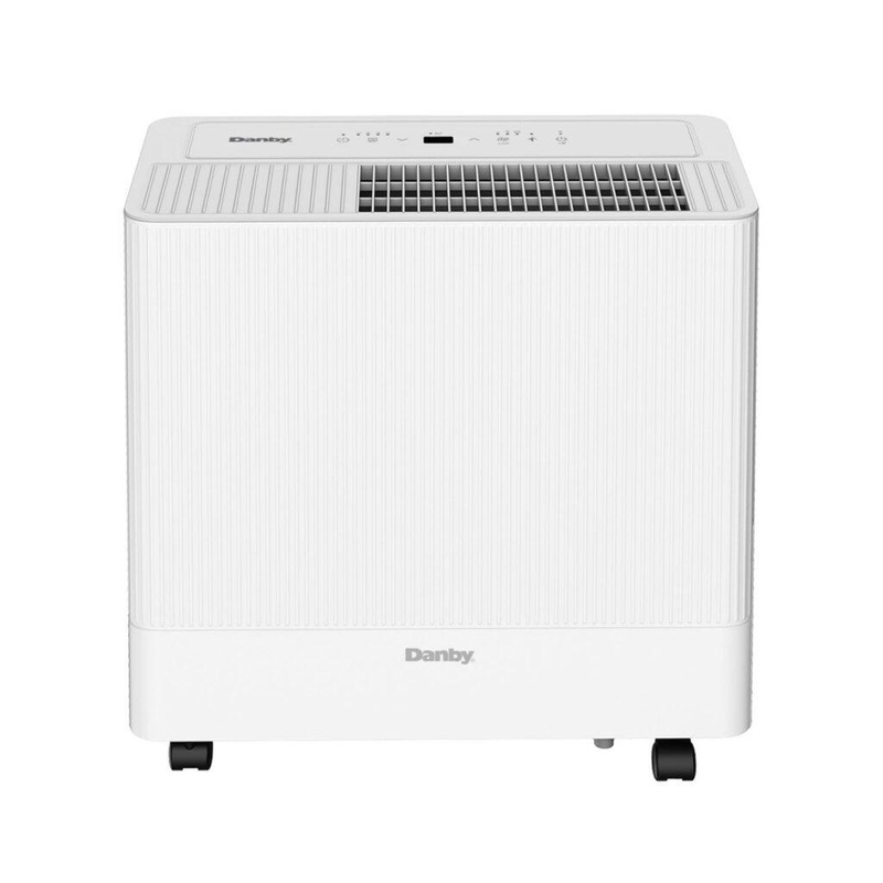 DDR050BSWDB Danby 50 Pint Dehumidifier with Wi-Fi in White
