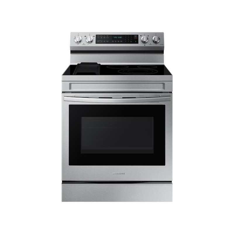 Samsung NE63A6711SS 6.3 cu. ft. Smart Freestanding Electric Range with No-Preheat Air Fry, Convection+ & Griddle in Stainless Steel