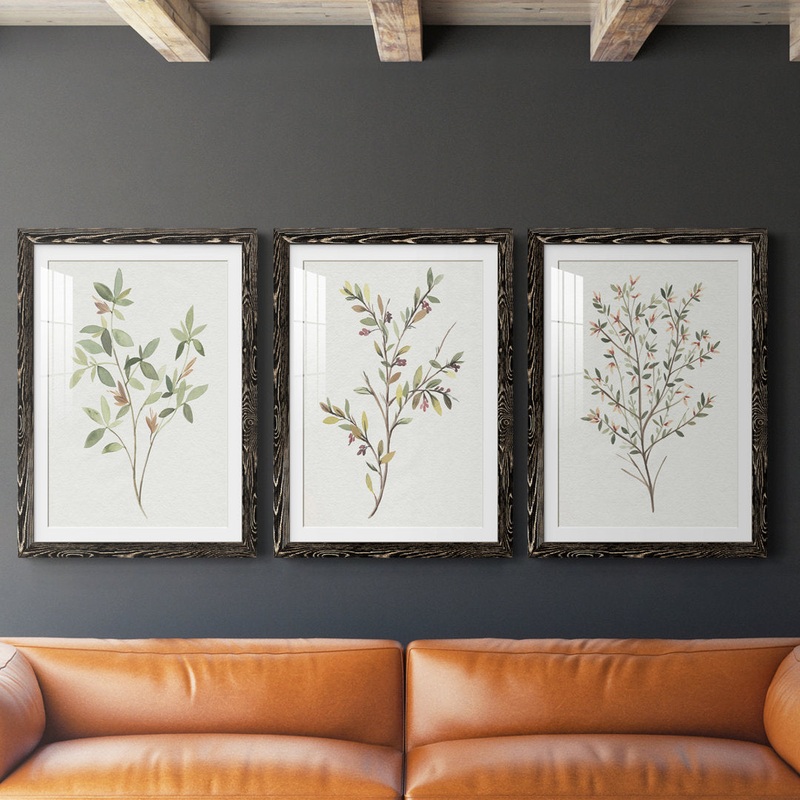 Single Sprig I Premium Framed Matte – Ready To Hang Lark Manor Frame Color: Black Size: 31.5″ H x 47″ W x 1.5″ D