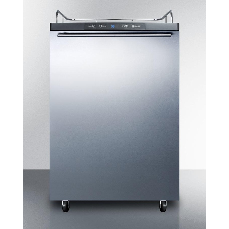 Summit SBC635MNKSSHH 24″ Wide Kegerator