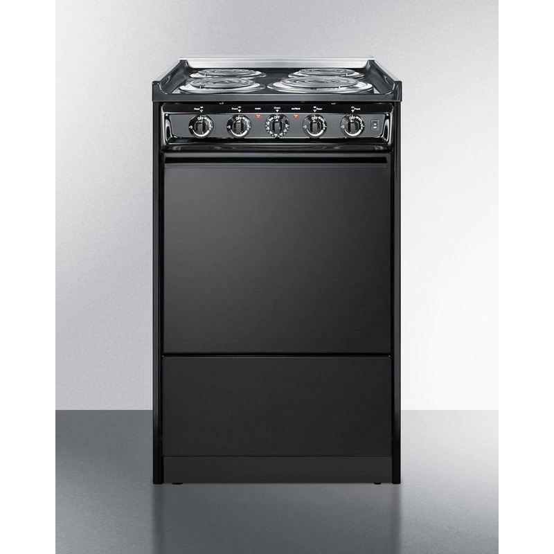 Summit TEM110CR 20″ Wide Electric Coil Range
