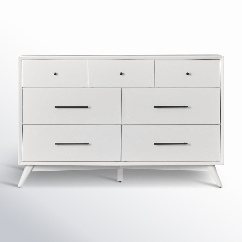Williams 7-Drawer Dresser AllModern Color (Frame/Drawer): White