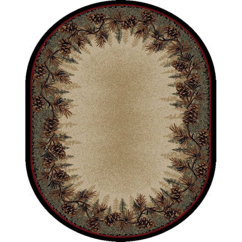 Windsor Lane Floral Multicolor Area Rug Loon Peak Rug Size: Oval 7’10” x 9’10”