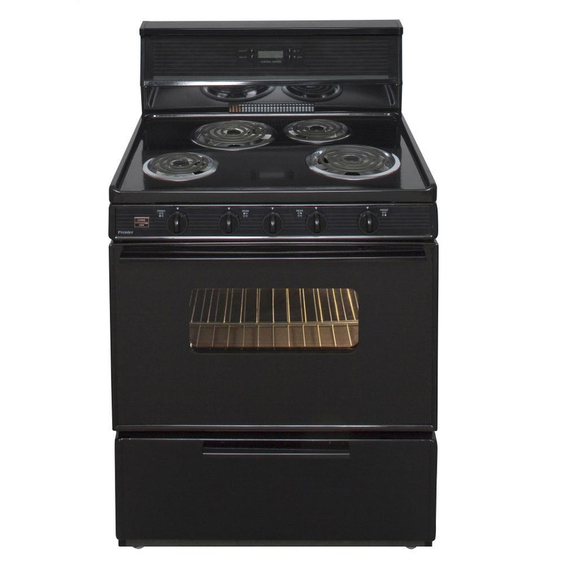 Premier EDK240BP 30 in. Freestanding Electric Range in Black