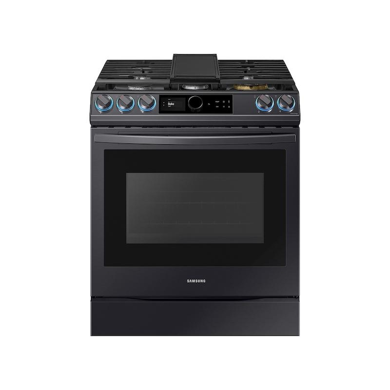 Samsung 6.0 cu ft. Smart Slide-in Gas Range with Smart Dial