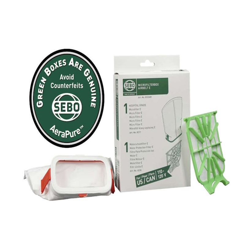SEBO Airbelt E Microfilter Box Set
