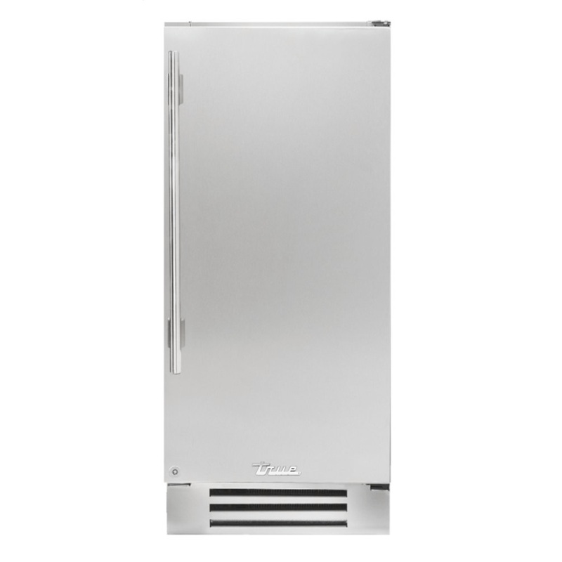 True Residential TUR15RSSC 15 Inch Solid Stainless Door Right Hinge Undercounter Refrigerator