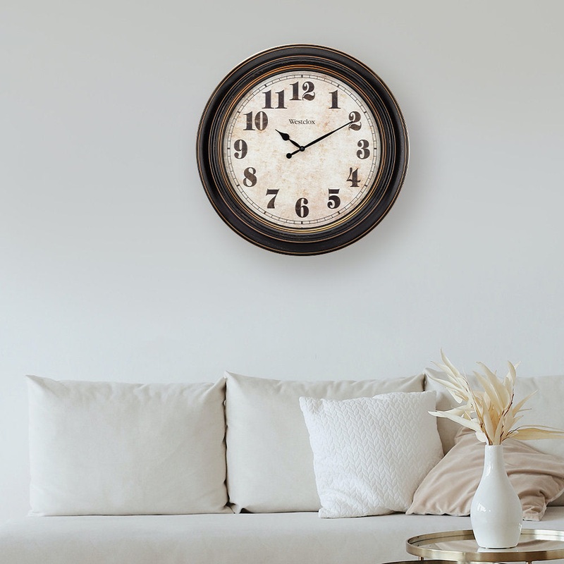 Welles Oversized 24″ Wall Clock Charlton Home