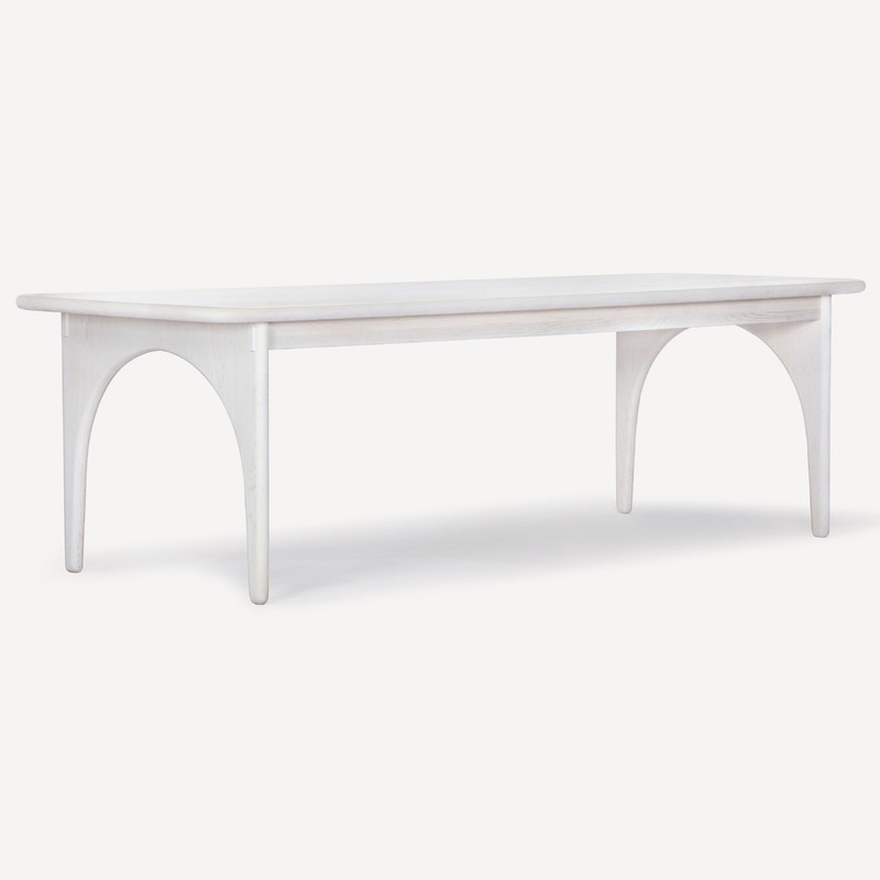 Archway Oak Dining Table – Weathered Finish