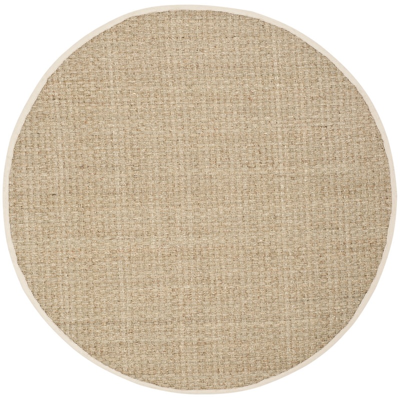 Dollard Natural Fiber Seagrass Rug Breakwater Bay Rug Size: Round 10′