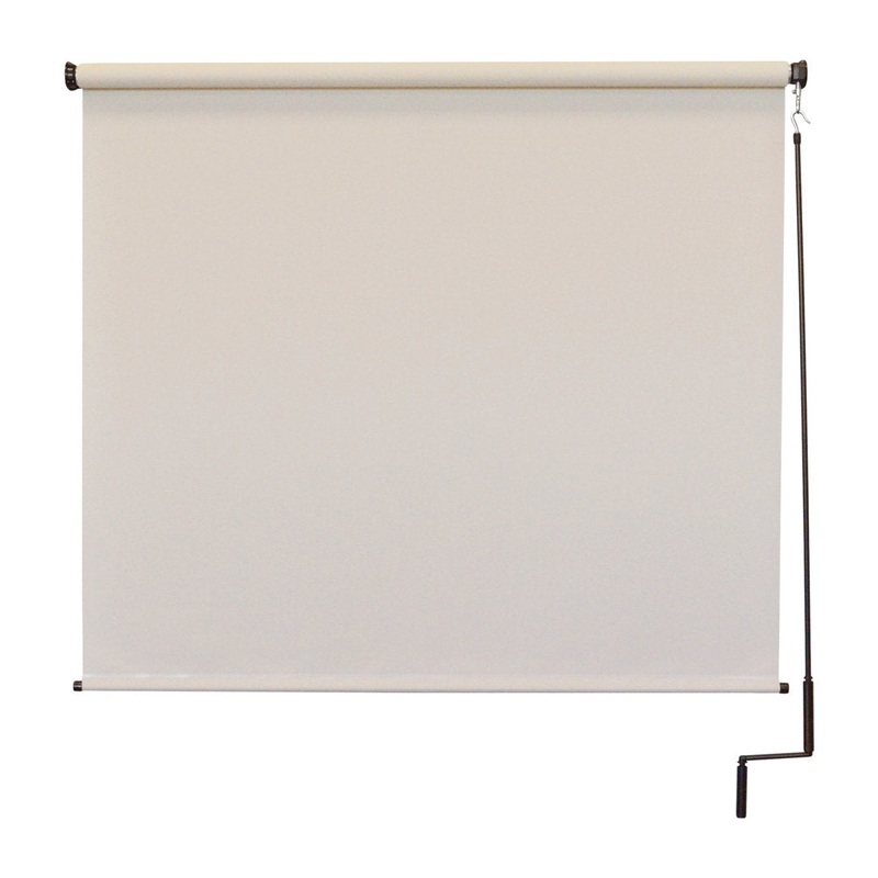 Hillhouse Semi-Sheer Outdoor Roller Shade Symple Stuff Color: Palm Blind Size: 48″W x 96″L