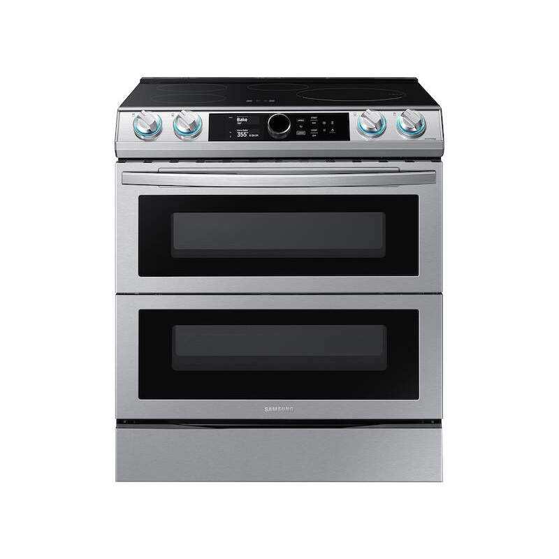 Samsung NE63T8951SS 6.3 Cu. Ft. Smart Slide-In Induction Range With Flex Duo, Smart Dial & Air Fry In Stainless Steel