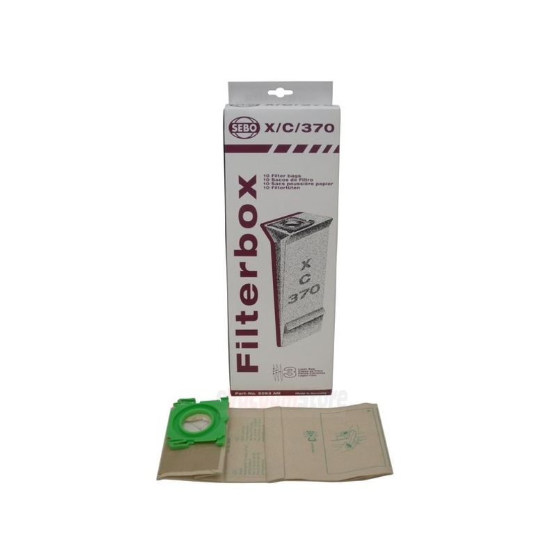 Sebo X, C, G, 370 Series Filter Bags 5093A2 – 250 Pack