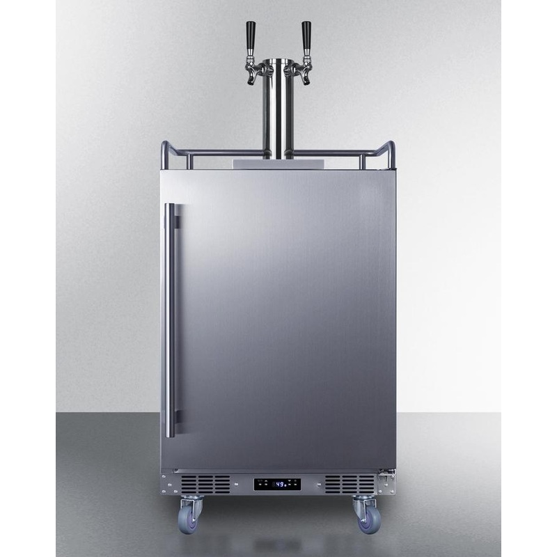 Summit SBC682WKDTWIN 24″ Wide Built-in Wine Kegerator