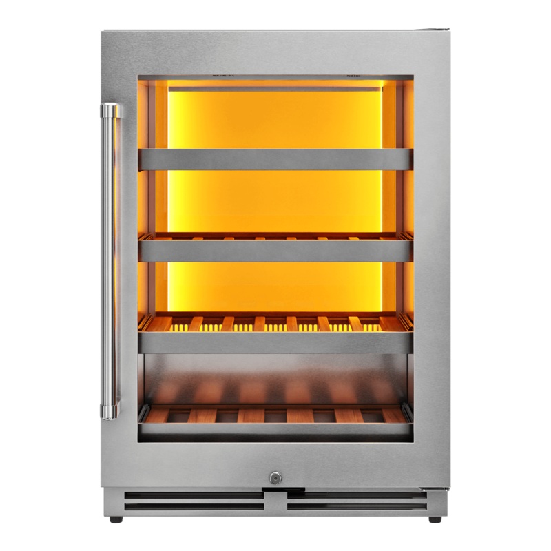 Thor Kitchen TWC24UL Thor Kitchen 24-Inch Single Zone Wine Cooler, 45 Wine Bottle Capacity – Model Twc24Ul