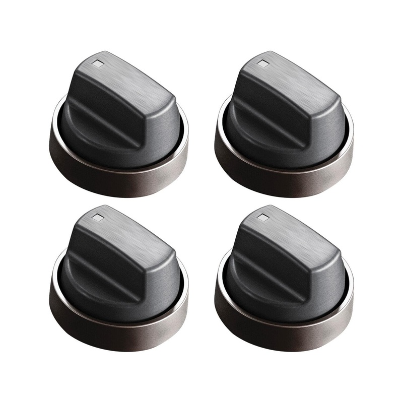 Wolf 9056359 30″ Professional Gas Cooktop Brushed Gray Knob Kit