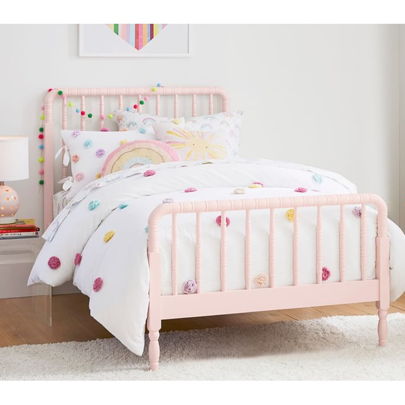 Zoey Pom-Pom Duvet Cover And Shams Twin