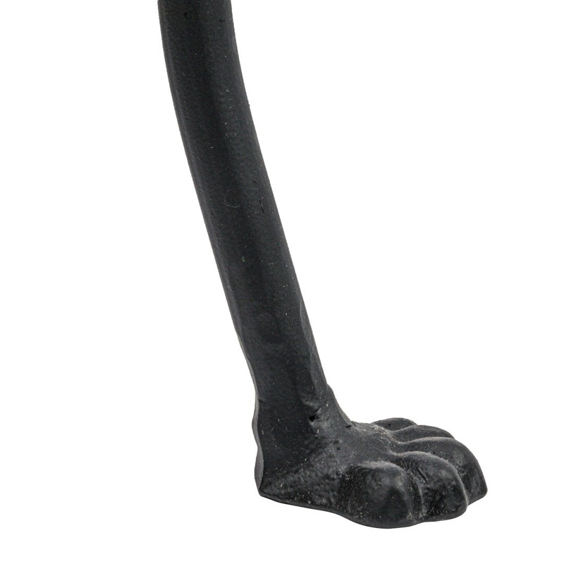 Kendis End Table 17 Stories Table Top Color: Wood, Table Base Color: Black