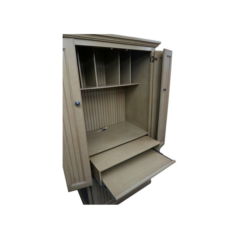 Neasa Solid Wood Armoire Desk Breakwater Bay Color: Autumn Sage