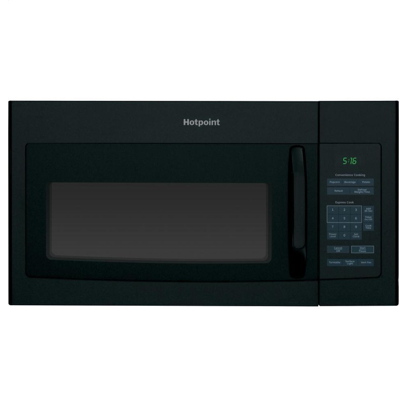 RVM5160DHBB Hotpoint 1.6 Cu. Ft. Over-the-Range Microwave Oven