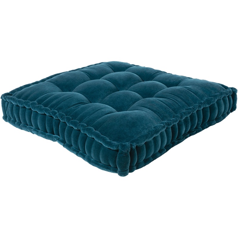 Stratos Border Square Pillow Cover & Insert AllModern Color: Teal Size: 30″ x 30″