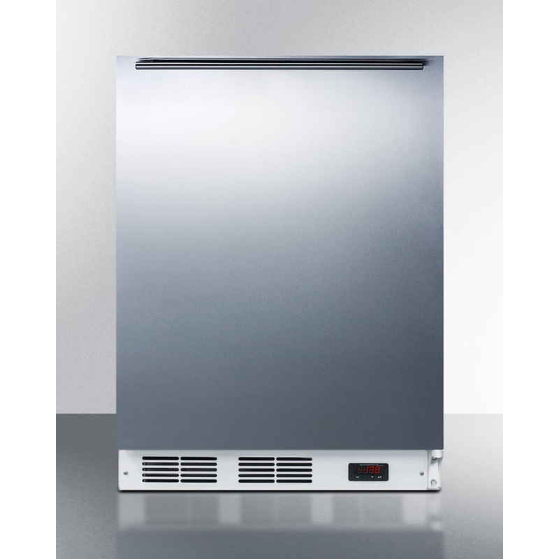 Summit VT65MSSHHADA Ada Compliant Freestanding Medical All-Freezer Capable Of -25 C Operation, With Wrapped Stainless Steel Door And Horizontal Handle
