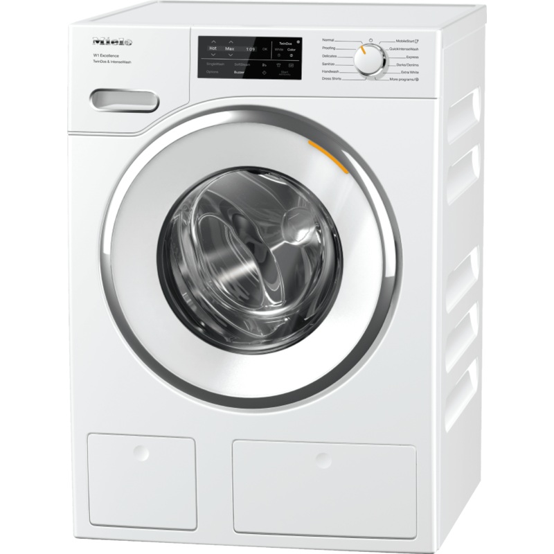 Miele WXI860WCS LOTUSWHITE Wxi 860 Wcs Tdos & Intensewash – W1 Front-Loading Washing Machine With Twindos, Intensewash, And Miele@Home For Ultimate Cleanliness And Comfort.