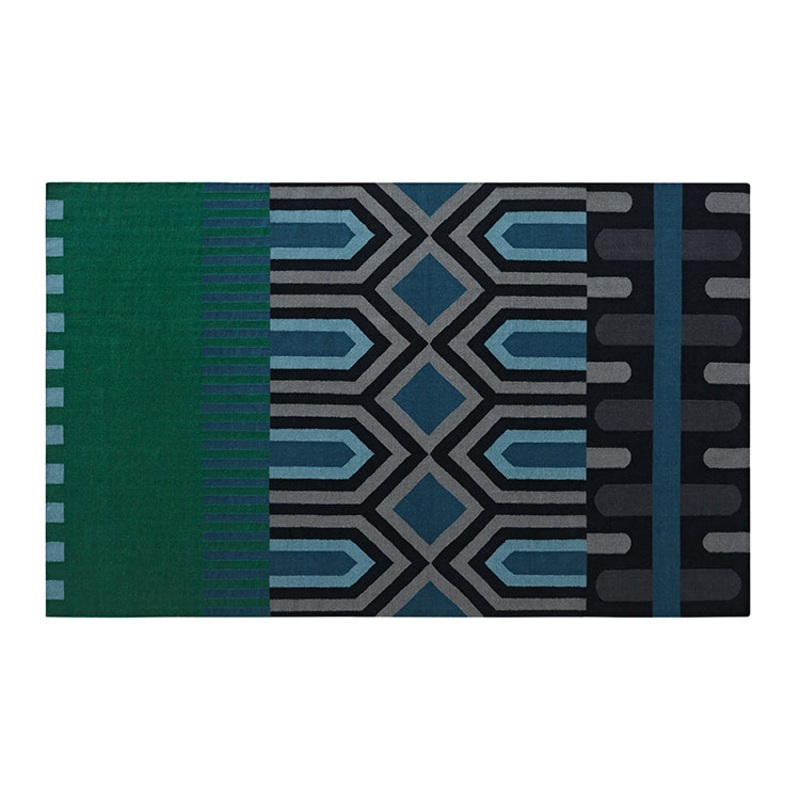 Ndebele Green Rug