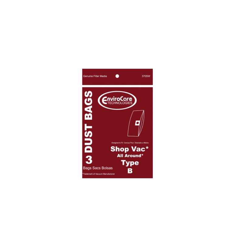 ShopVac All Around Type B Bag – Generic
