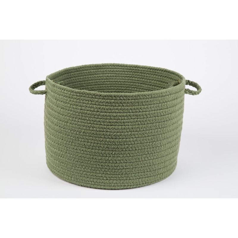 Smyth Fabric Basket August Grove Color: Olive
