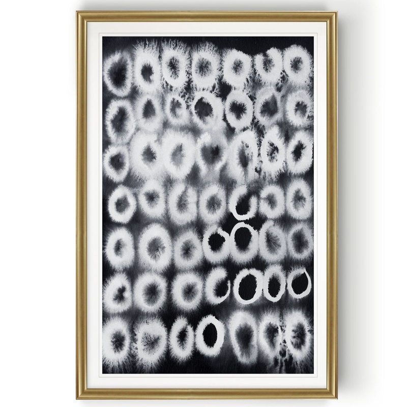 Electrified III – Print on Canvas Wrought Studio Size: 30.5″ H x 42.5″ W x 1.5″ D Format: Gold Framed