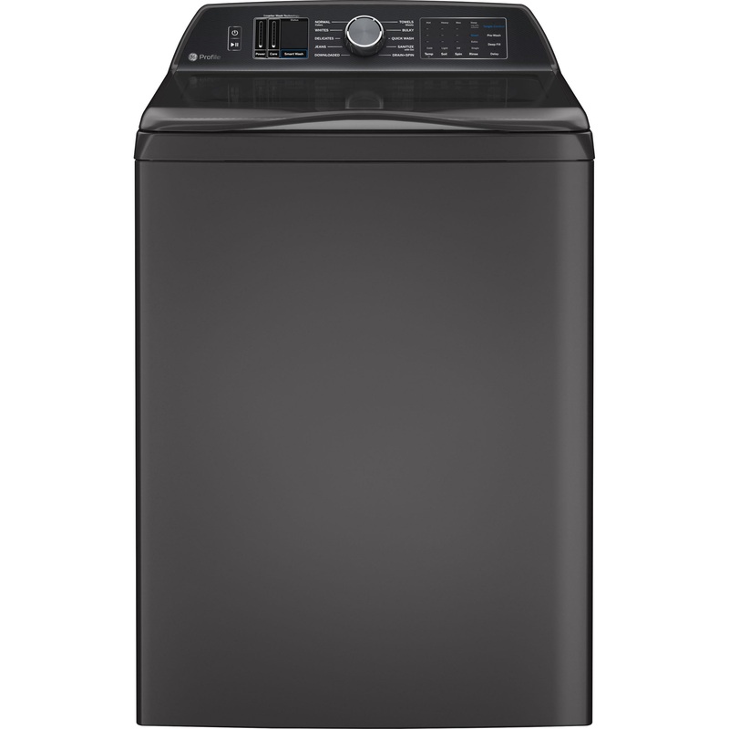 Ge Appliances PTW705BPTDG Ge Profile 5.3 Cu. Ft. Capacity Washer With Smarter Wash Technology And Flexdispense