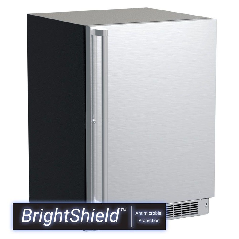 Marvel MPRE424SS81A 24 Inch Marvel Professional Refrigerator With Brightshield With Door Style – Stainless Steel