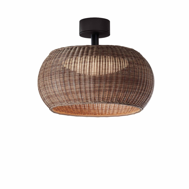 Perris Outdoor LED Semi Flush Mount