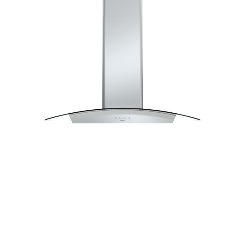 Zephyr ZRVE30BGC Ravenna, Wall, 30″, SS+Clear Glass, ACT, LED