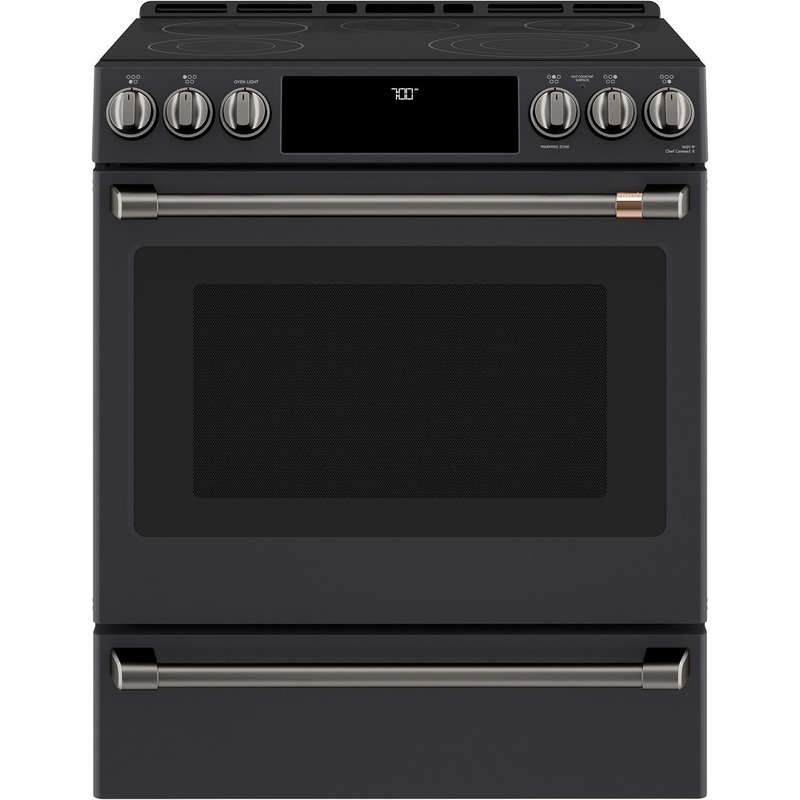 Cafe CXFCEHKPMBT CAF(EBACK) Front Control Electric Knobs and Handles – Brushed Black