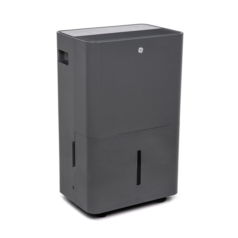 Ge Appliances AWYR50LC Ge Energy Star 50 Pint Smart Portable Dehumidifier With Smart Dry For Wet Spaces