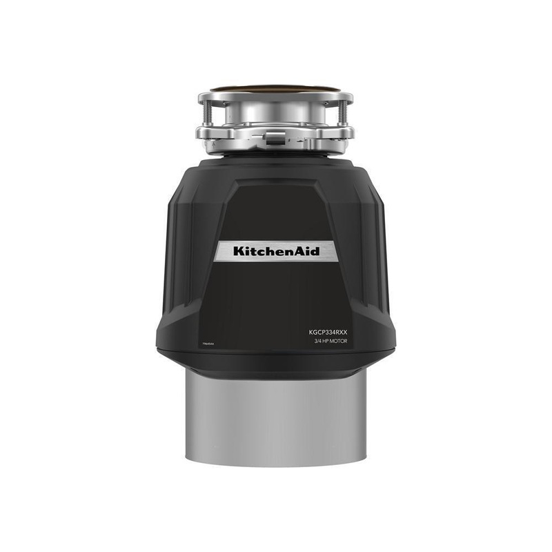 Kitchenaid KGCP334RXX 3/4 HP Continuous Feed Garbage Disposal with 2-Stage MultiGrind Technology