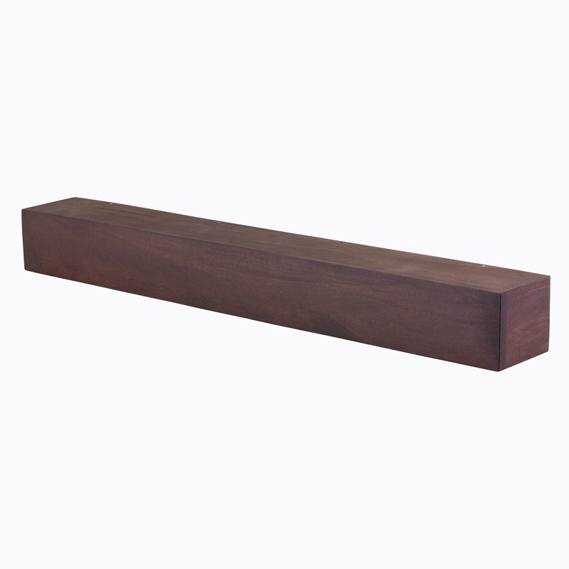Modern Farmhouse Fireplace Shelf Mantel Dogberry Collections Shelf Length: 36″, Depth: 9″, Finish: Mahogany