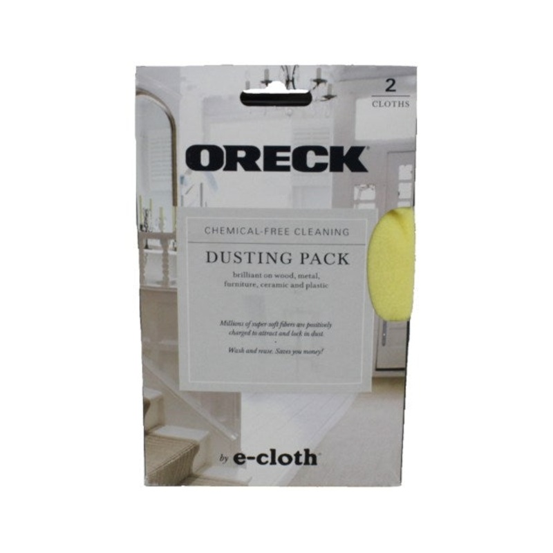 Oreck AK51014 2 Pack of Yellow Dusting Cloths