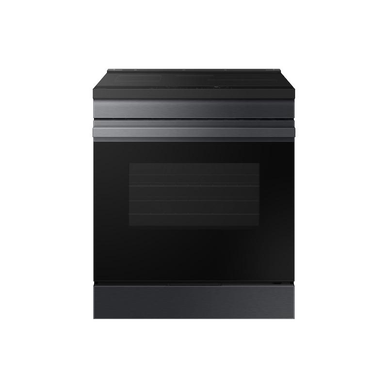 Samsung NSI6DG9100MT Bespoke 6.3 Cu. Ft. Smart Slide-In Induction Range With Anti-Scratch Glass Cooktop In Matte Black Steel
